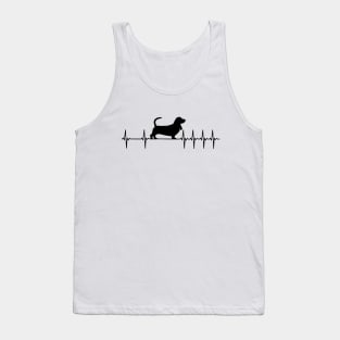 Basset Hound Dog Tank Top